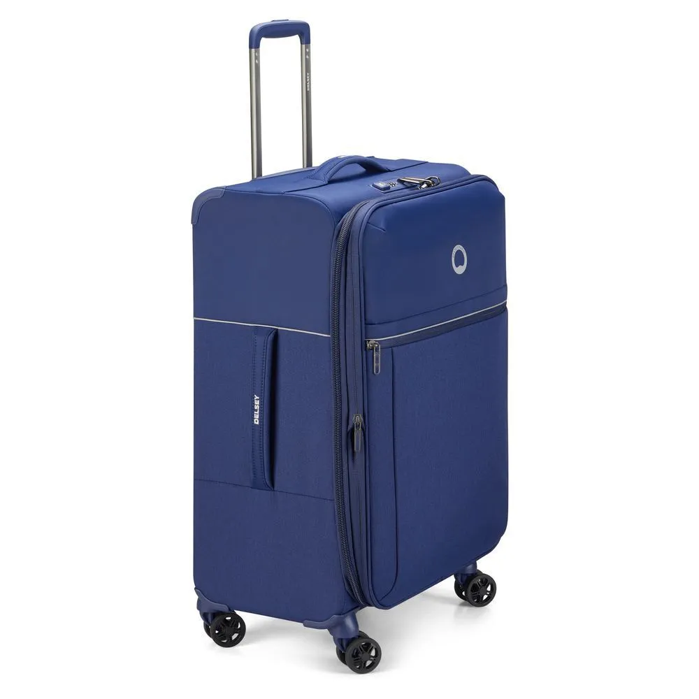 Delsey BROCHANT 2.0 67cm Medium Softsided Luggage Blue