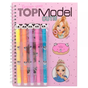 Depesche Topmodel Colouring Book with Felt Pens Candy Cake