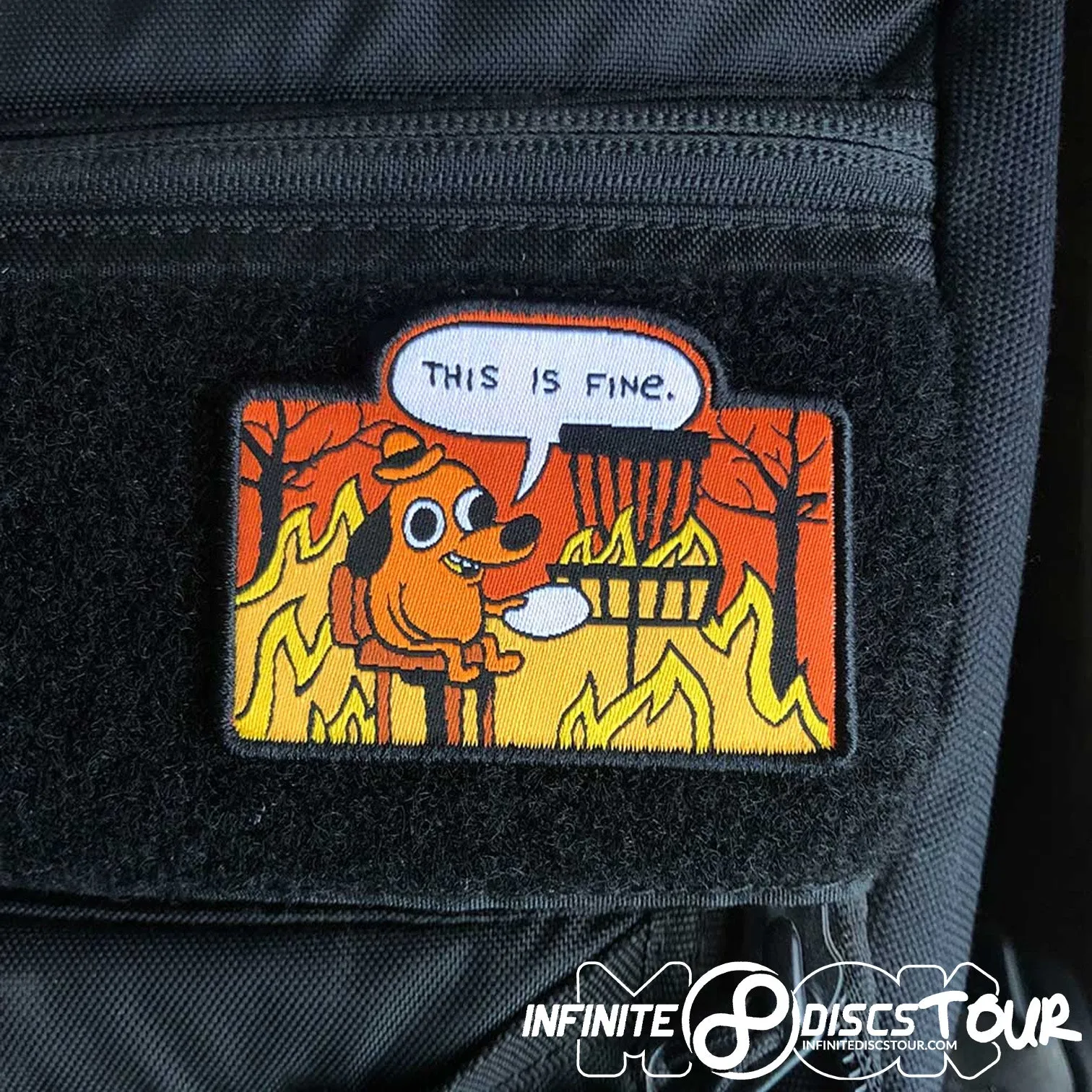 Disc Golf Pins Velcro Patches