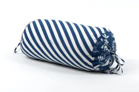 DISHASTRIPE Indigo Cotton Bolster