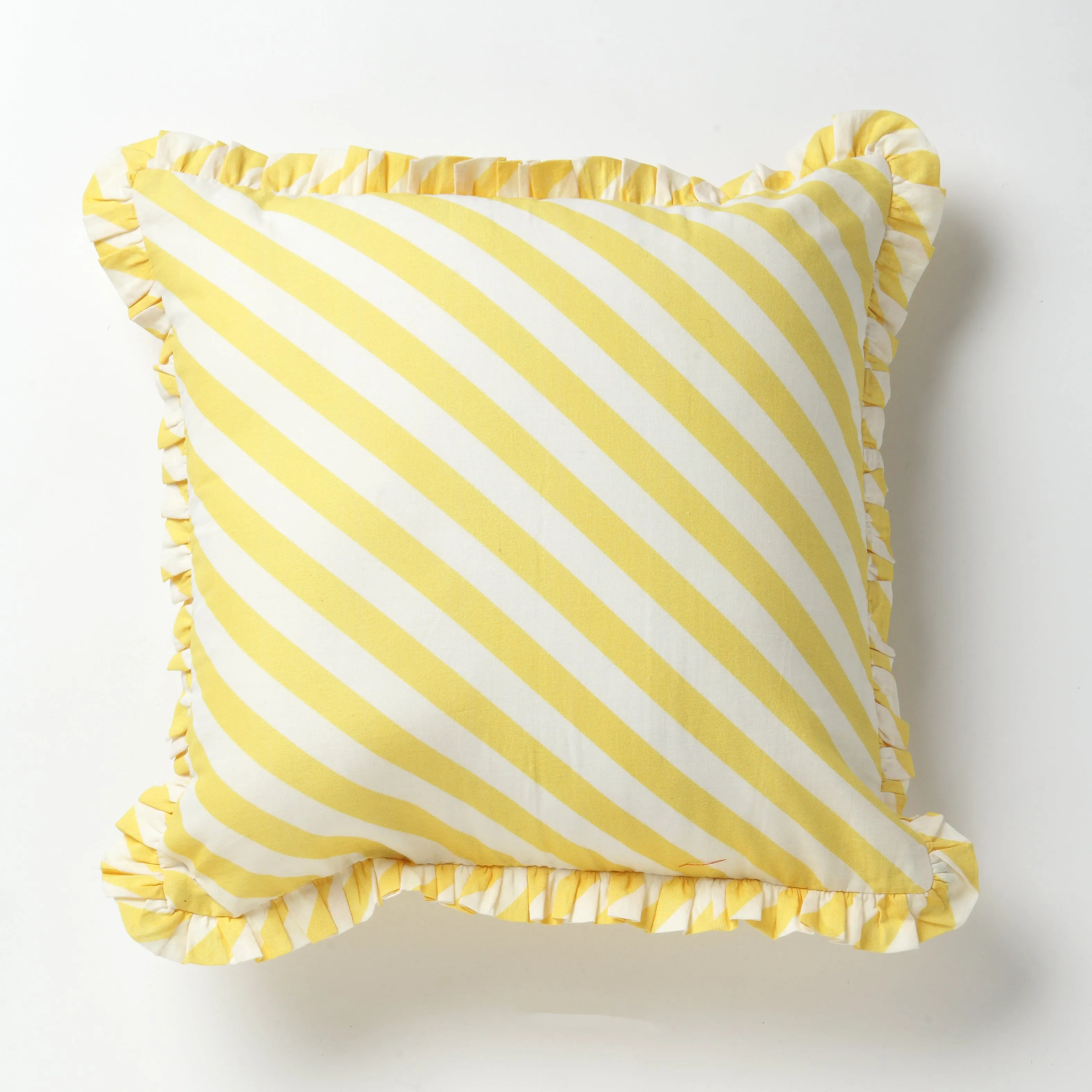 DISHASTRIPE Mango Cotton Cushion