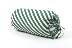 DISHASTRIPE Olive Cotton Bolster