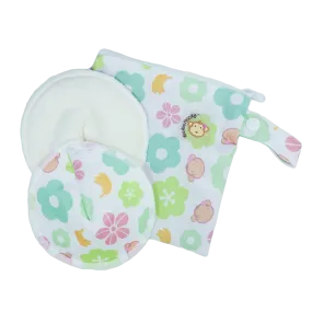 DooDooMooky Bamboo Nursing Pad Mooky Flower 1 pair