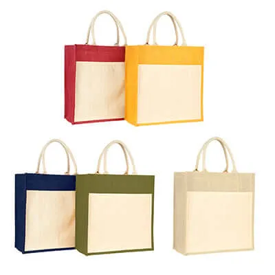 Eco Friendly Canvas Jute Tote Bag