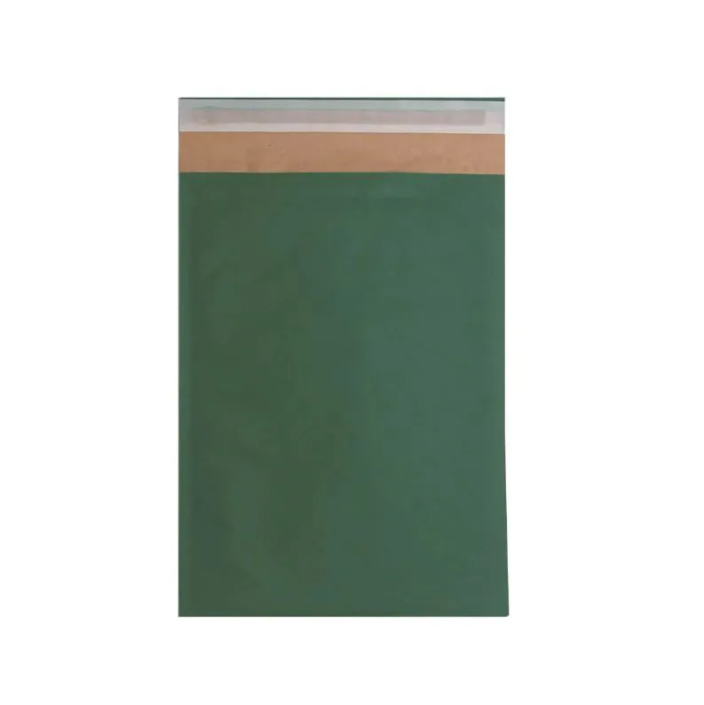 Eco-Friendly Recyclable Hunter Green Padded Mailing Bags (Range of sizes)