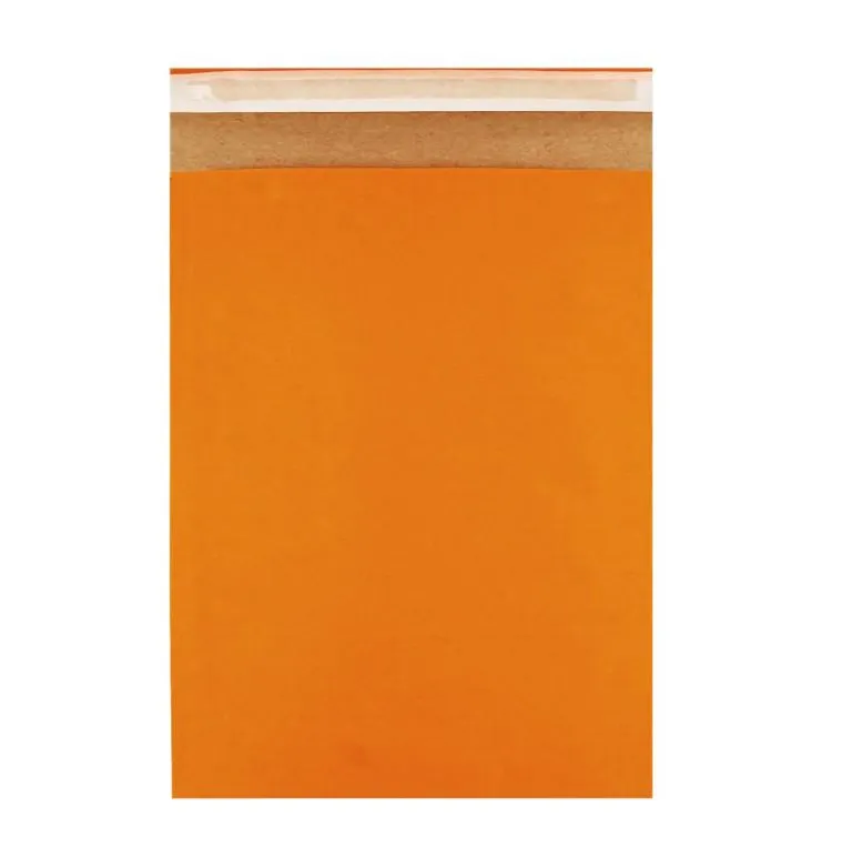 Eco-Friendly Recyclable Orange Padded Mailing Bags (Range of sizes)