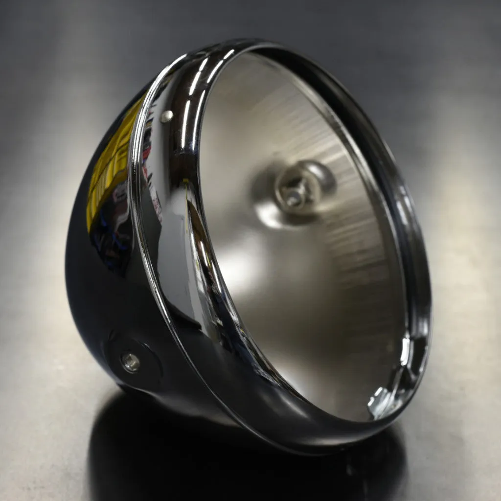 Emgo Lucas Style Headlight 7" Shell Chrome