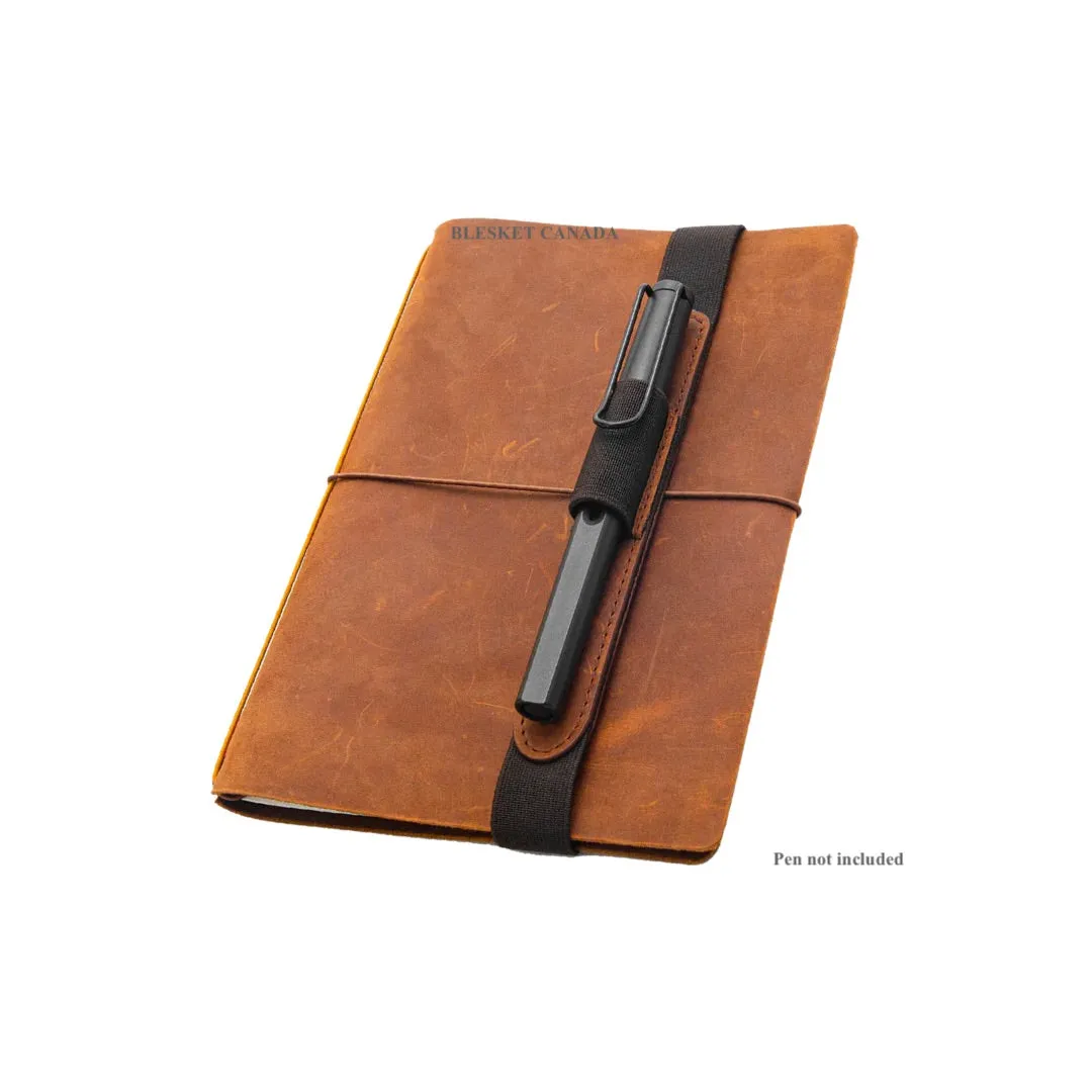 Endless Explorer Refillable Leather Journal - With Regalia Paper Notebook - Brown