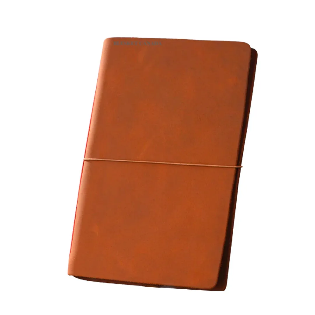 Endless Explorer Refillable Leather Journal - With Regalia Paper Notebook - Brown