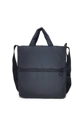 Feather Laptop Tote | Black Nylon