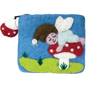 Felt Coin Purse Sleeping Sprite Wild Woolies