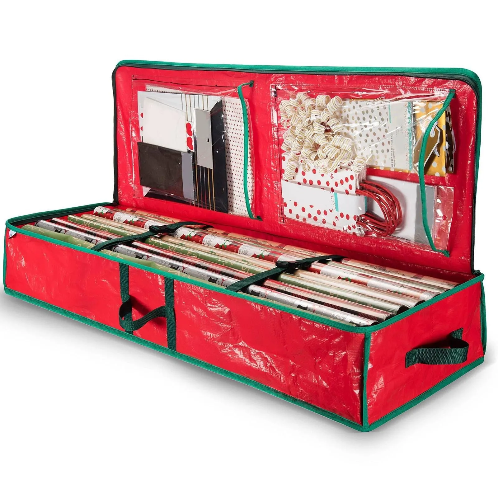 Festive Wrapping Paper Storage Organizer