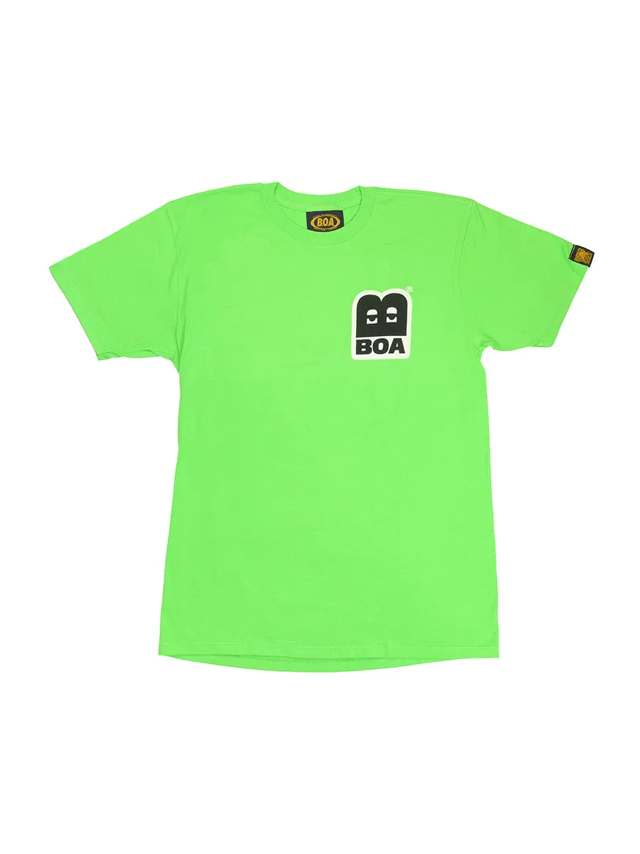 Flag Logo Short Sleeve Lime