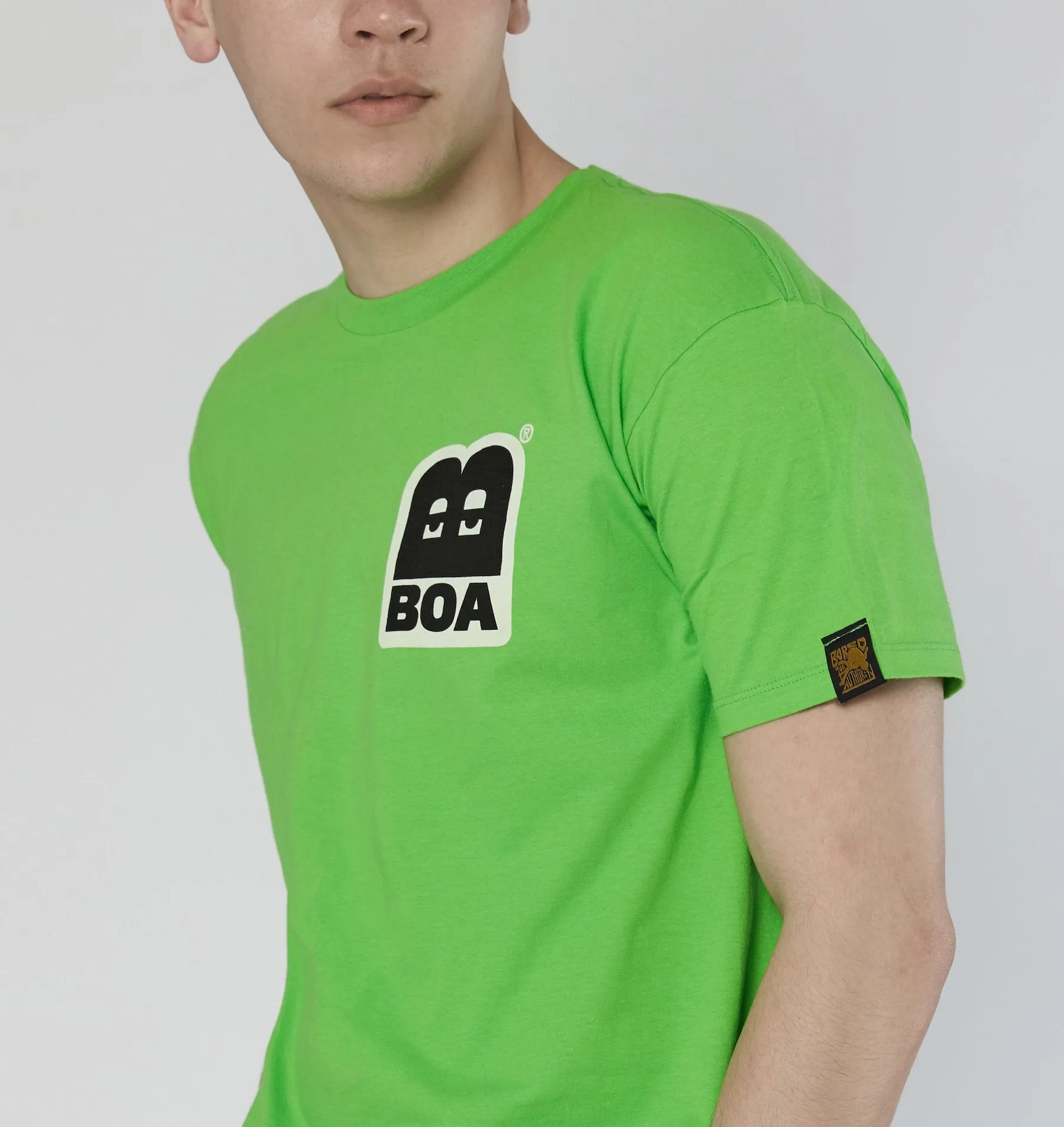 Flag Logo Short Sleeve Lime