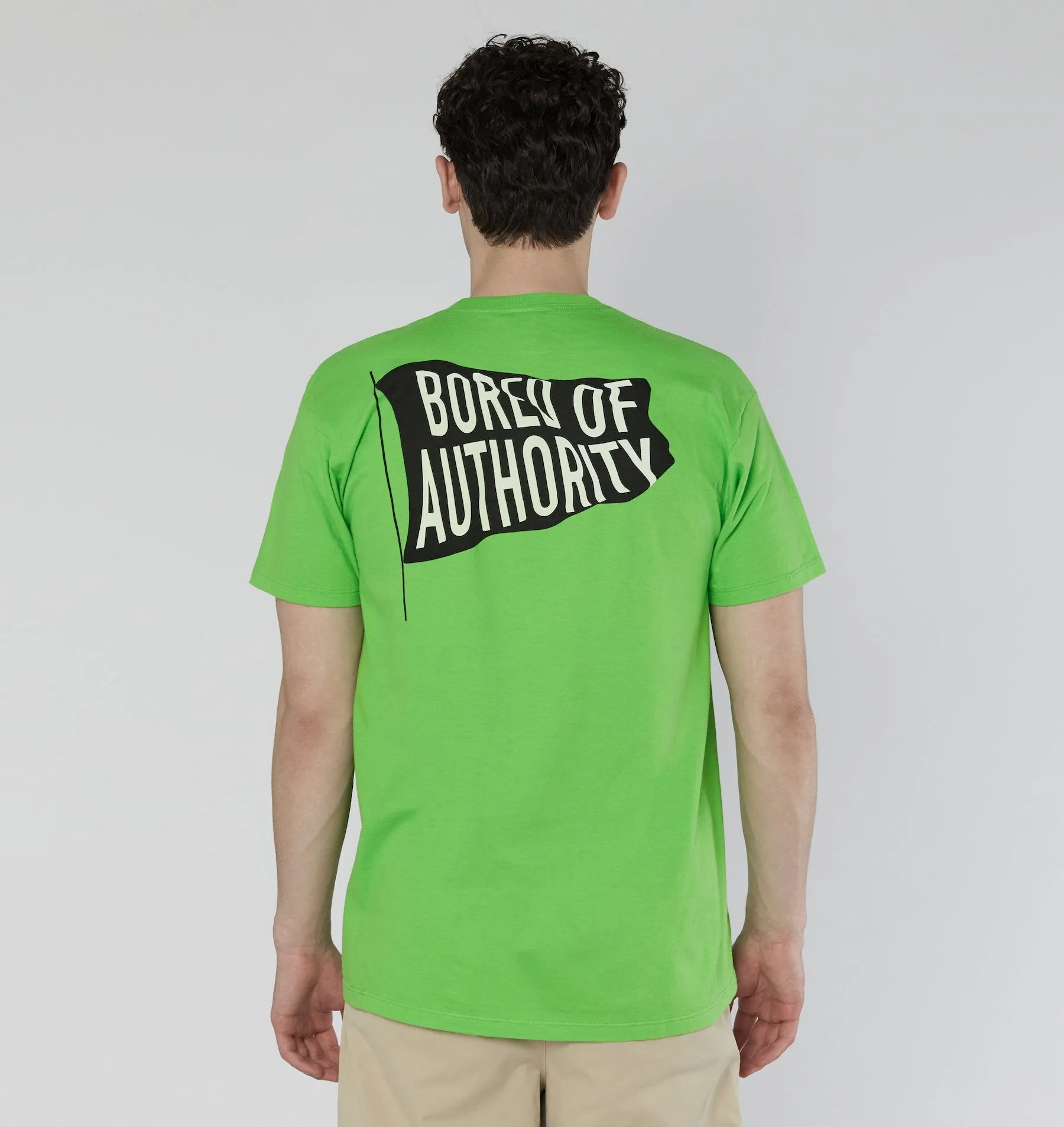 Flag Logo Short Sleeve Lime