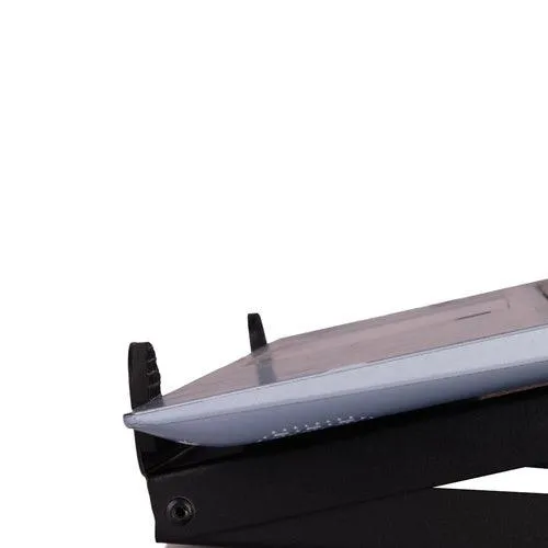 Foldable Laptop Riser & Stand, 5 Angle Adjustment, Steel, Heavy Duty - Made in India