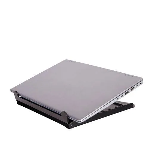 Foldable Laptop Riser & Stand, 5 Angle Adjustment, Steel, Heavy Duty - Made in India