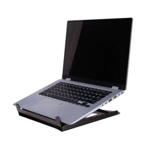 Foldable Laptop Riser & Stand, 5 Angle Adjustment, Steel, Heavy Duty - Made in India