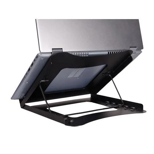 Foldable Laptop Riser & Stand, 5 Angle Adjustment, Steel, Heavy Duty - Made in India