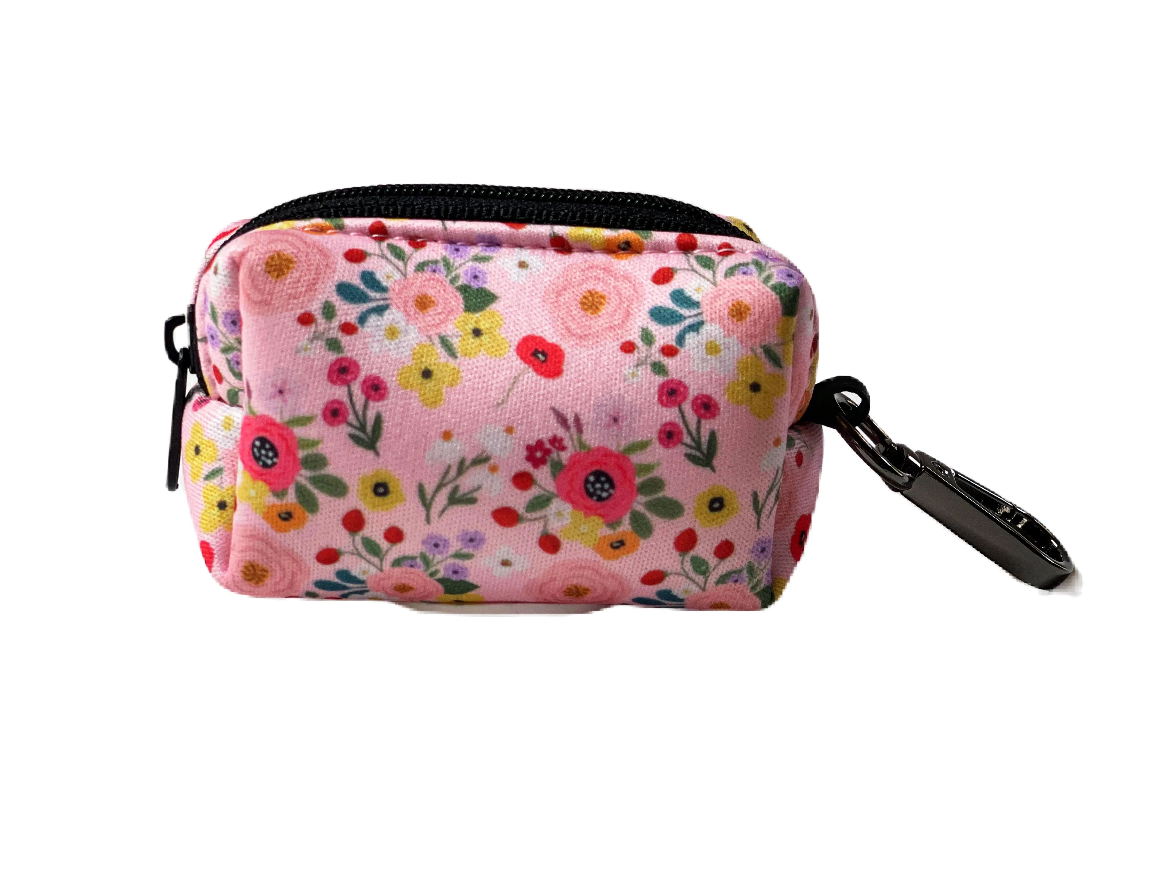 Garden Party - Pink Floral Dog Poop Bag Holder