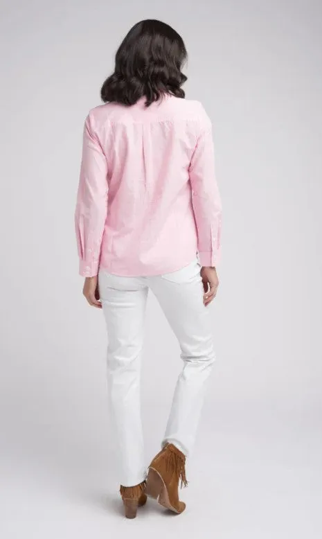 GC pink stripe shirt