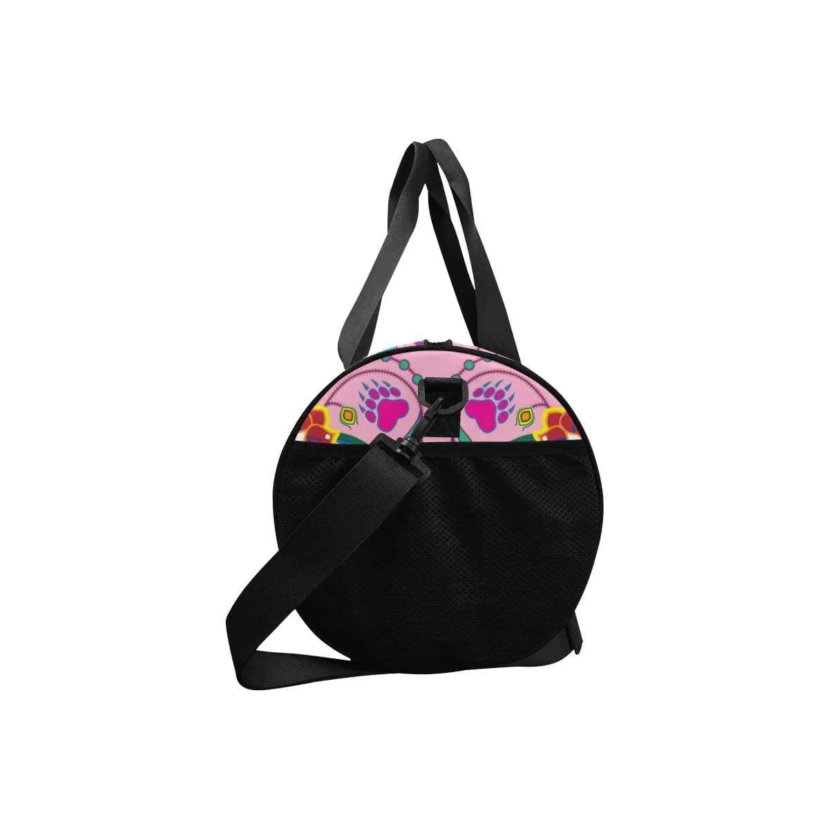 Geometric Floral Winter - Sunset Duffle Bag