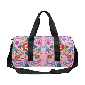 Geometric Floral Winter - Sunset Duffle Bag