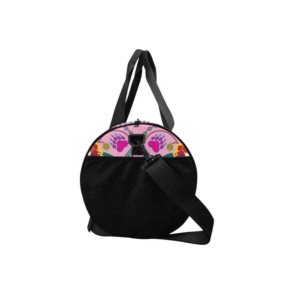 Geometric Floral Winter - Sunset Duffle Bag