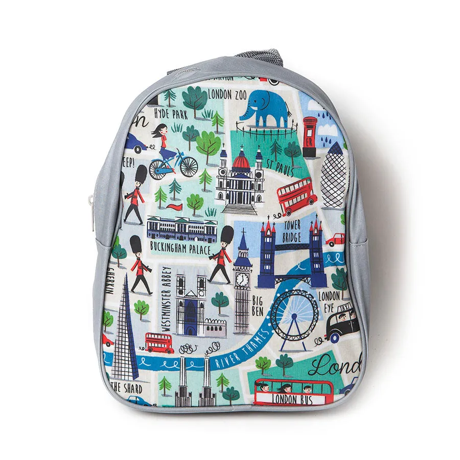 Gisela Graham Kids London Matt PVC Backpack