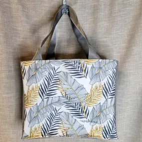 Golden Yellow Palms - Recycled Felt Teacher Bag