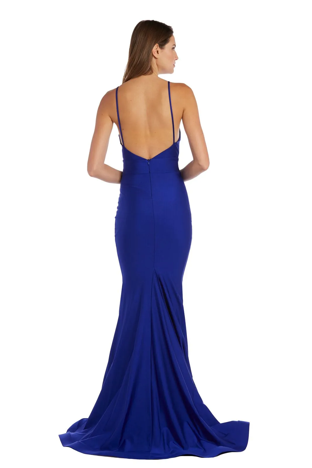 Gown with Spaghetti Straps