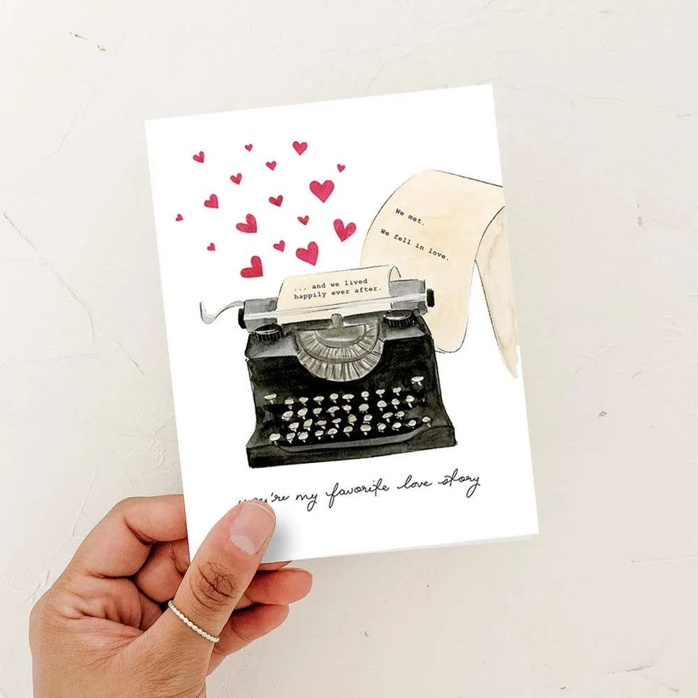 Greeting Card - You're My Favorite Love Story