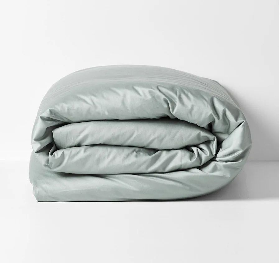 Halo Organic Cotton Quilt Cover Range Mist