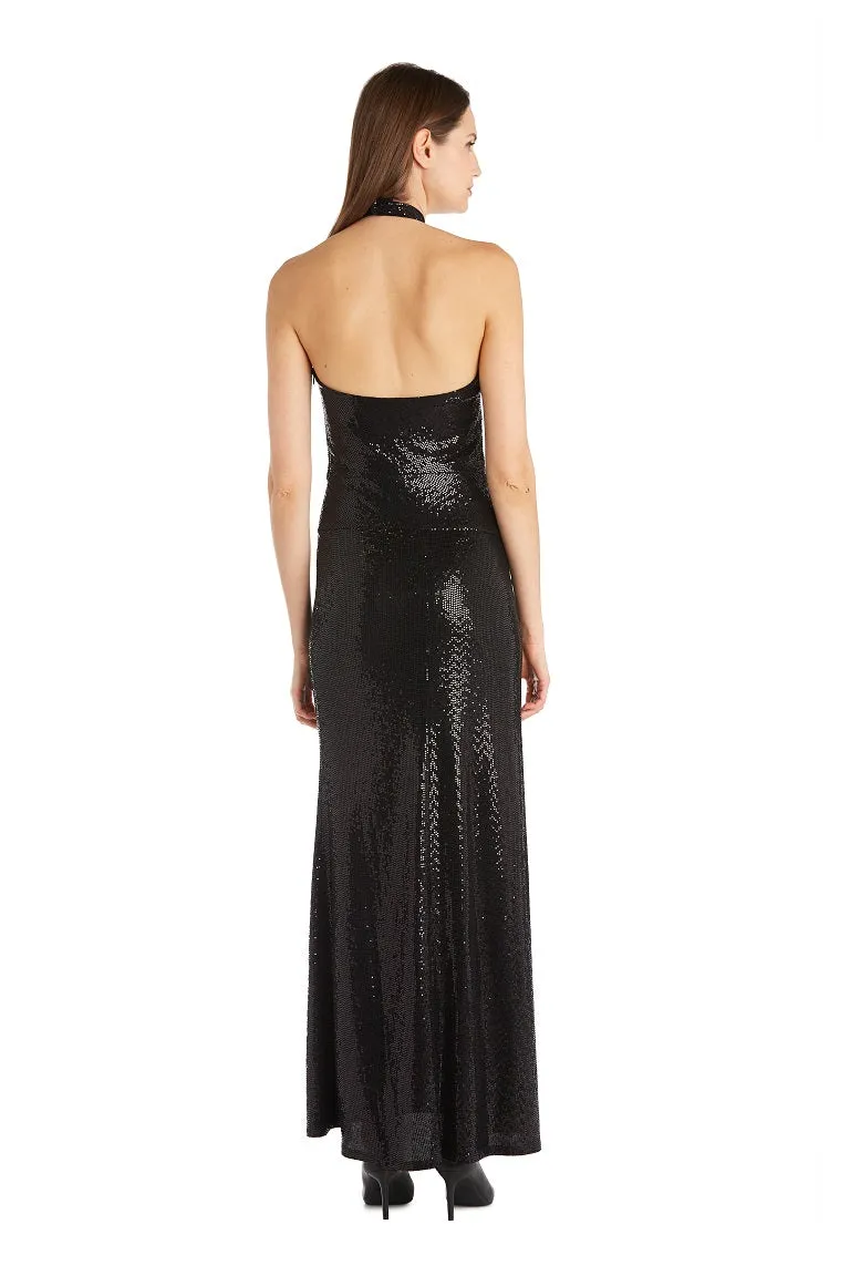 Halter Neck Gown