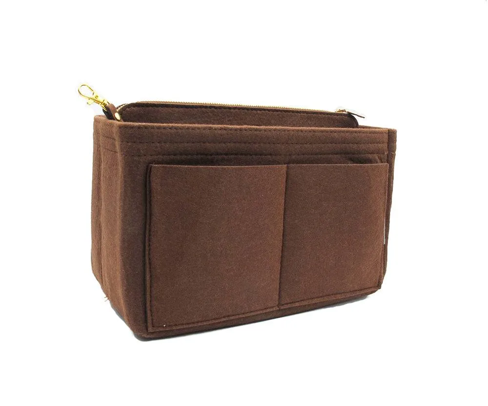 Handbag Felt Cosmetic Makeup Bag Insert Purse Organizer felt bag organizer