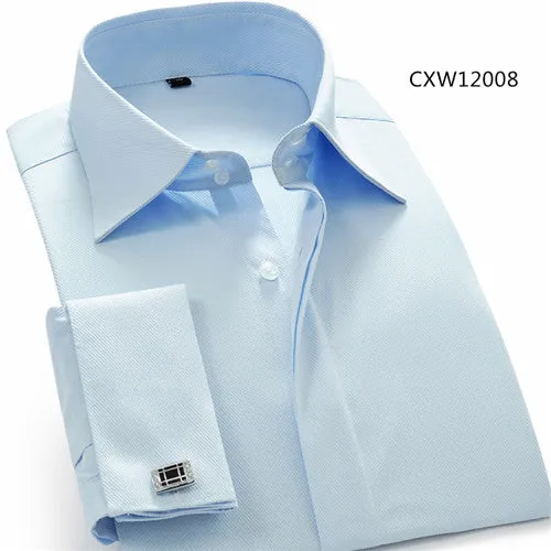 High Quality Solid Twill Long Sleeve Shirt #CXWXX