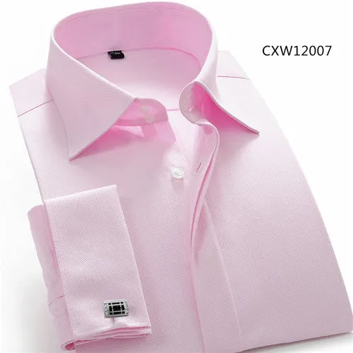 High Quality Solid Twill Long Sleeve Shirt #CXWXX