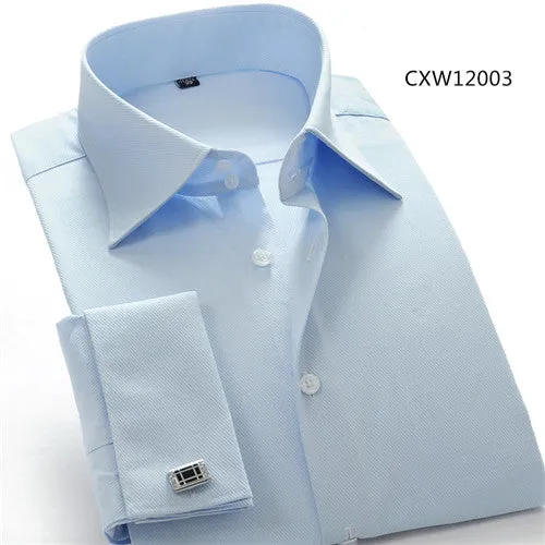 High Quality Solid Twill Long Sleeve Shirt #CXWXX