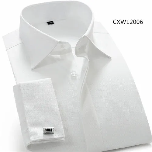 High Quality Solid Twill Long Sleeve Shirt #CXWXX