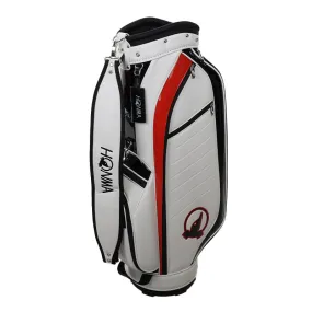 HONMA 9" Gear Standard Cart Bag (White/Red)