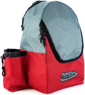 Innova DISCover Disc Golf Backpack - Red/Grey