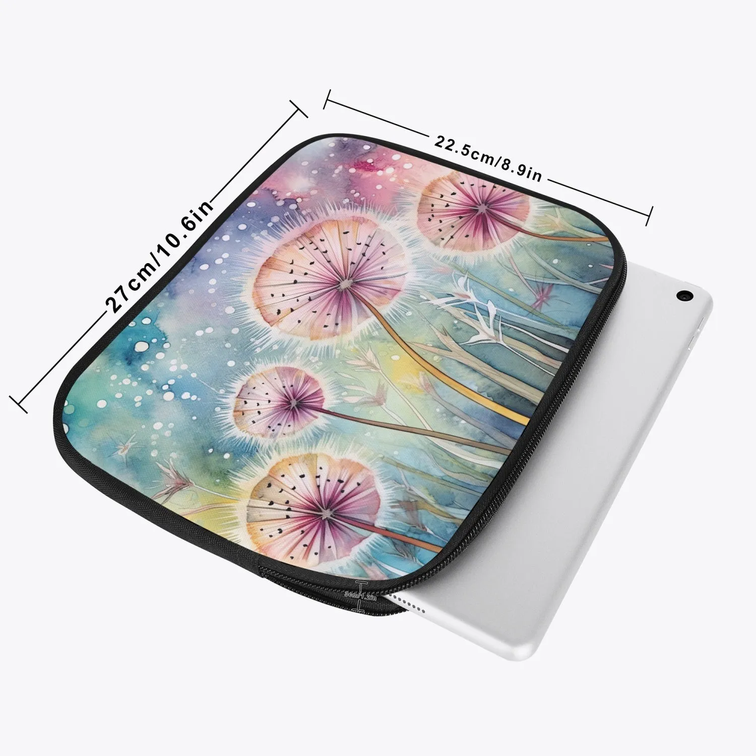 iPad Sleeve - Floral -Dandelions