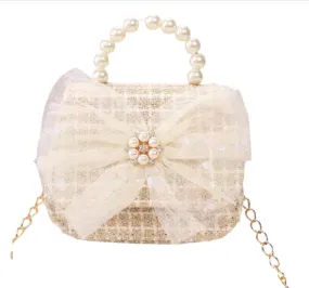 Ivory Tweed Purse