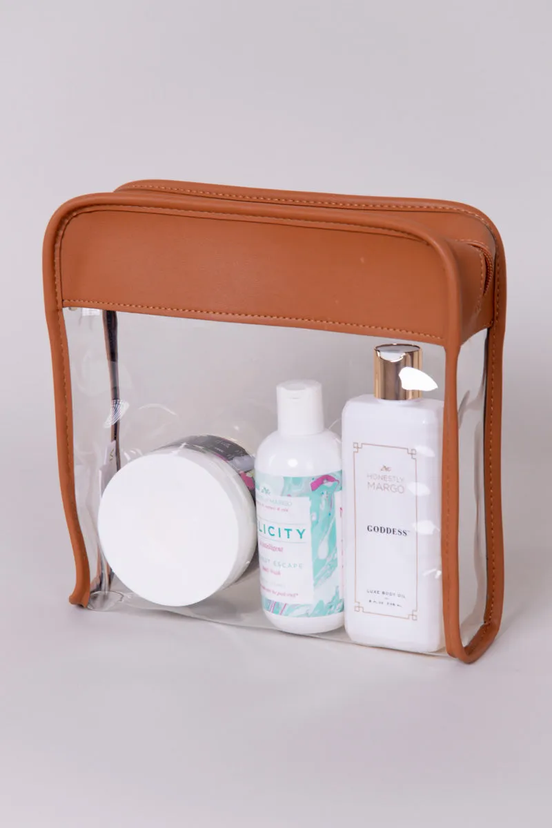 Jet Setter Toiletry Bag-Camel