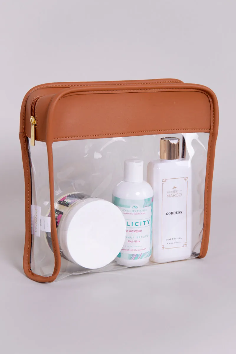 Jet Setter Toiletry Bag-Camel