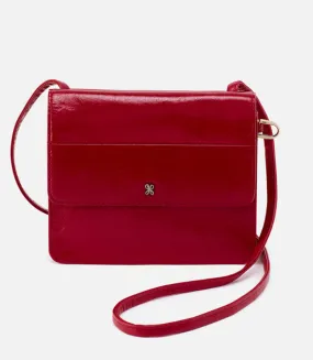 Jill Wallet Crossbody VI in Crimson by Hobo