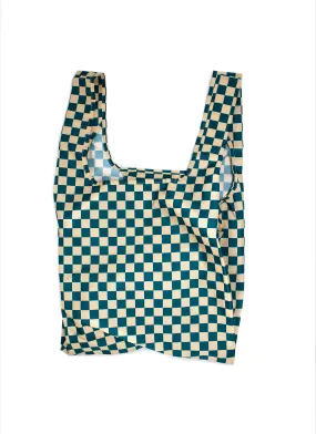 Kind Bag - Teal Checkerboard Reusable Bag