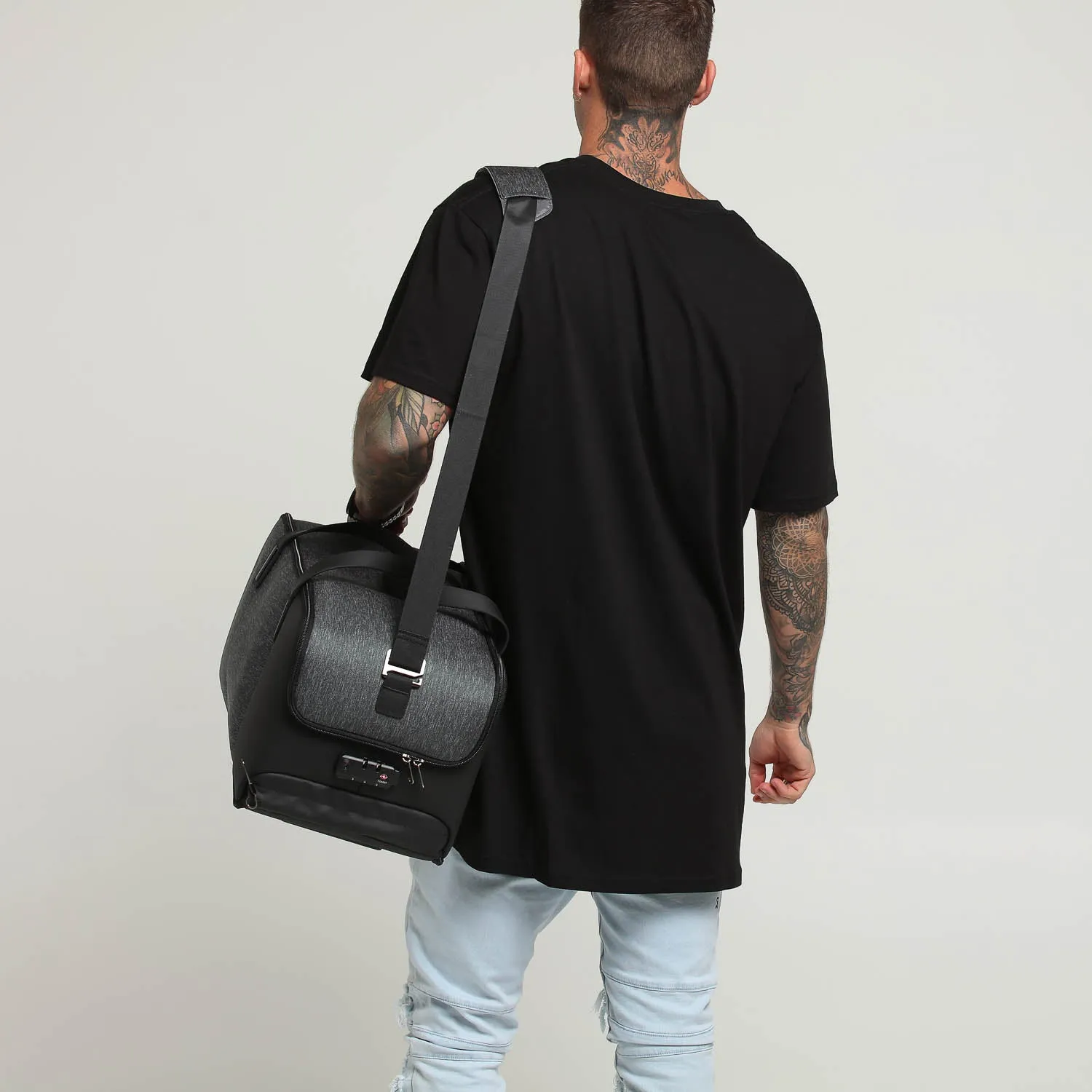 Korin Flexpack Go Duffle Bag Charcoal/Black