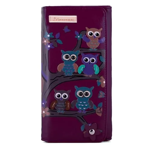 Kukubird Large Purse Owl's in Tree - Purple