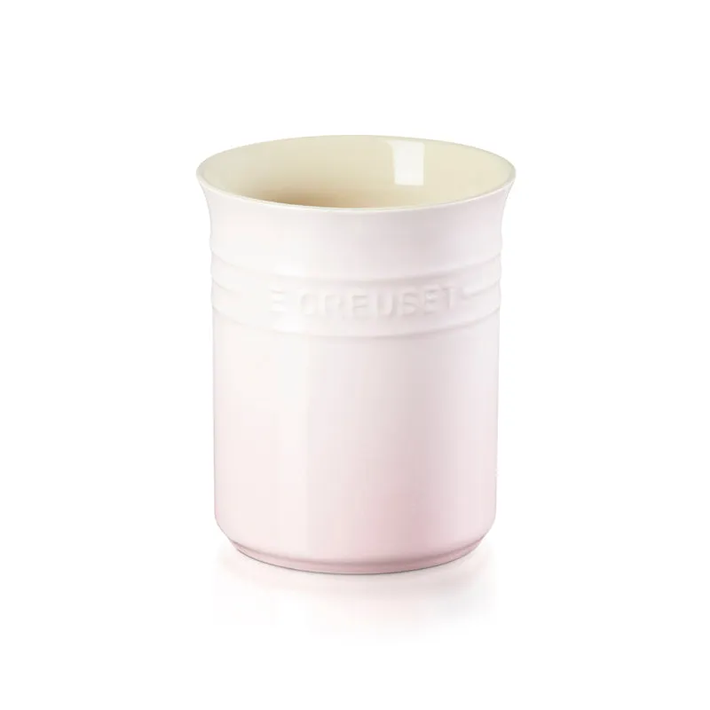 Le Creuset Stoneware Small Utensil Jar Shell Pink